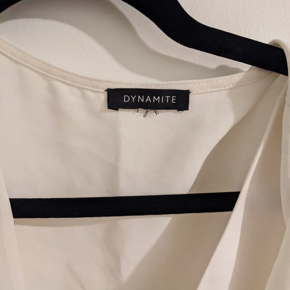 Dynamite white bodysuit size L - Picture 2 of 2